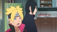 Boruto Uzumaki and his mentor, Sasuke Uchiha (Image via Studio Pierrot)